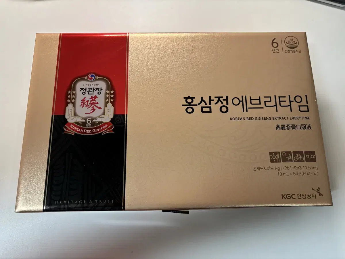 [새제품] 정관장 홍삼정 에브리타임(10ml 50포) / 택포가격